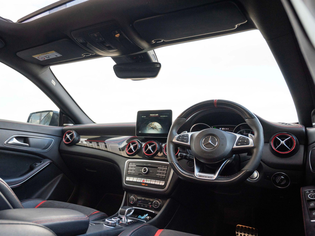 Mercedes-Benz CLA Class 2.0L Amg Cla 45 4Matic Yellow Night Edition 375 Black #9