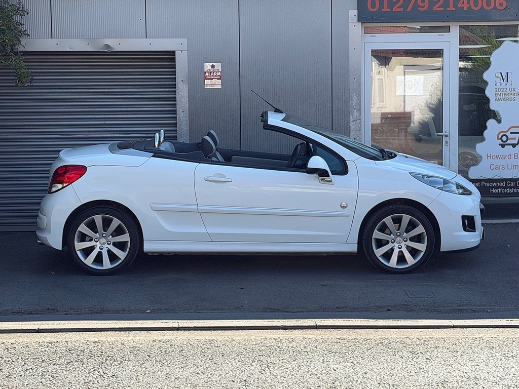 Peugeot 207 CC Cc 1.6 Hdi Roland Garros Euro 5 White #16