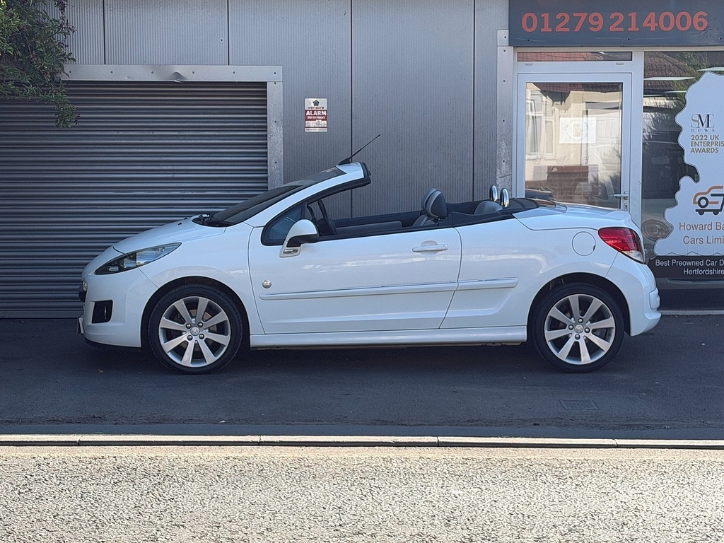 Peugeot 207 CC Cc 1.6 Hdi Roland Garros Euro 5 White #17