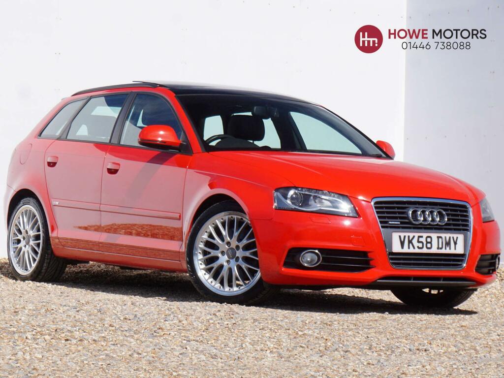 Audi A3 2.0 Tfsi S Line Sportback S Tronic Quattro Euro 4 Red