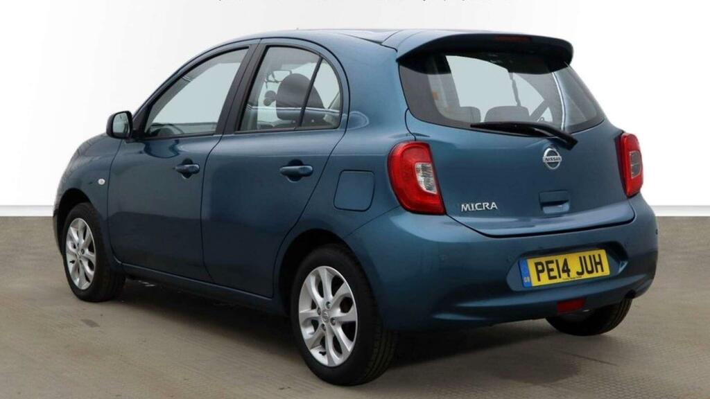 Nissan Micra 1.2 Acenta Cvt Euro 5 Blue #4