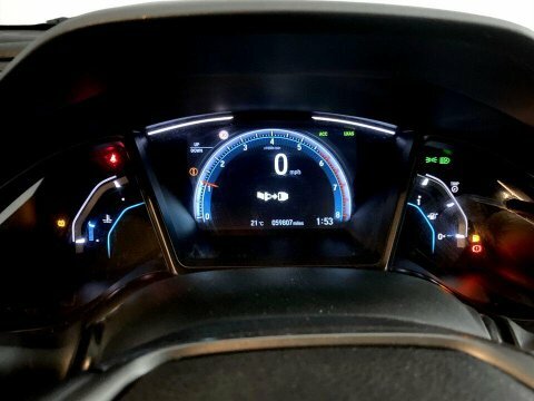 Honda Civic 1.0 Vtec Turbo Ex Cvt Euro 6 Ss Black #13