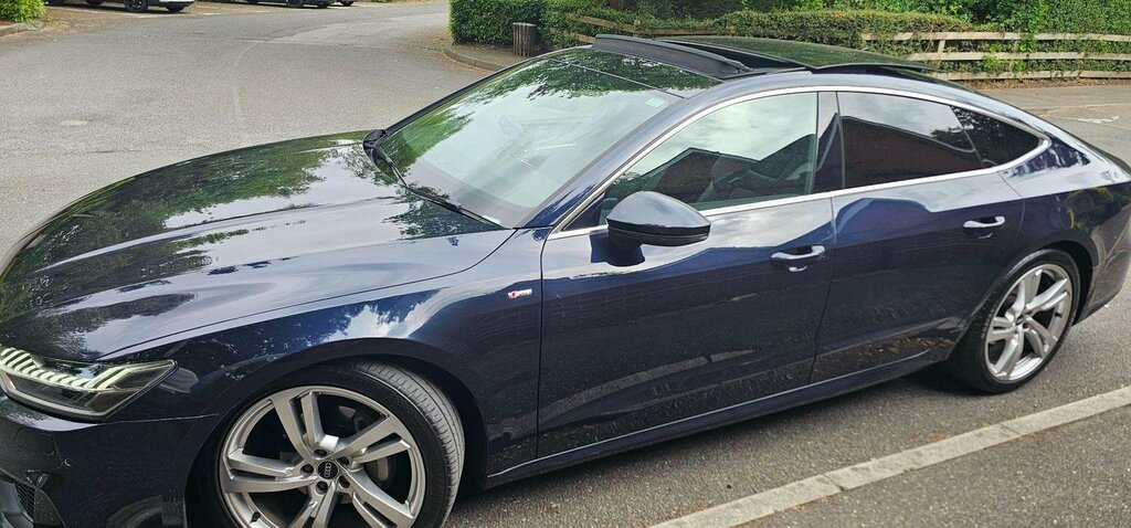 Audi A7 2.0 Tdi 40 S Line Sportback S Tronic Euro 6 S S CMR8V Blue #6