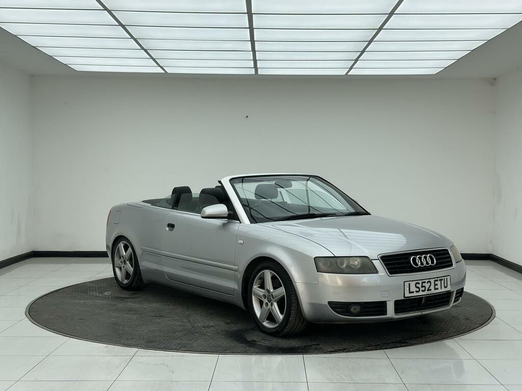 Audi A4 Cabriolet 2.4 Sport Convertible 233 G Km Silver