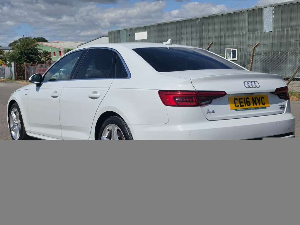 Audi A4 2.0 Tfsi S Line Saloon S Tronic Quattro White
