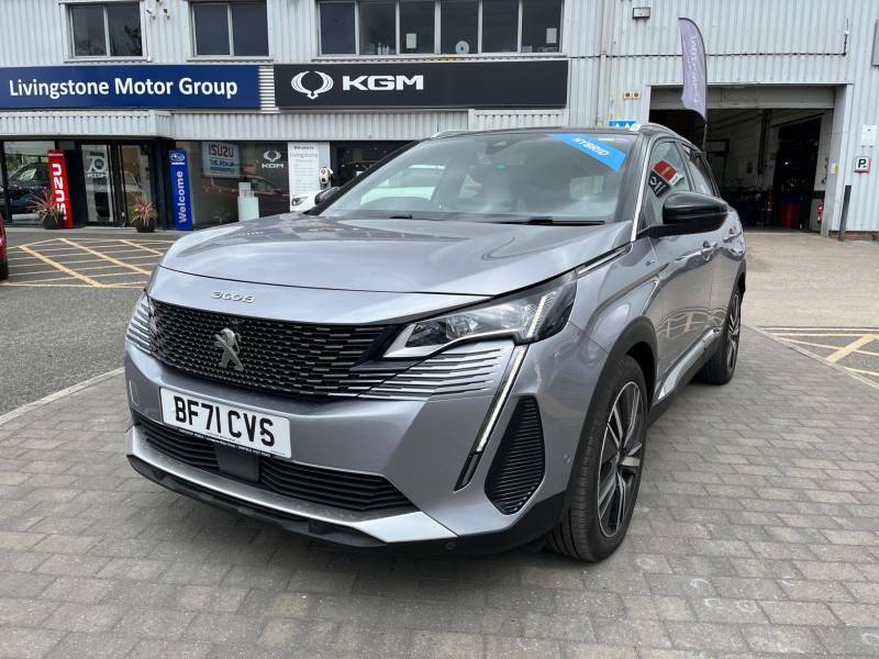 Peugeot 3008 1.6 Hybrid 225 Gt Premium E-eat8 - 2021 71 BF71CVS Grey #3