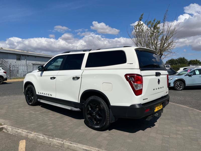 SsangYong Musso Double Cab Pick Up 202 Saracen White #6