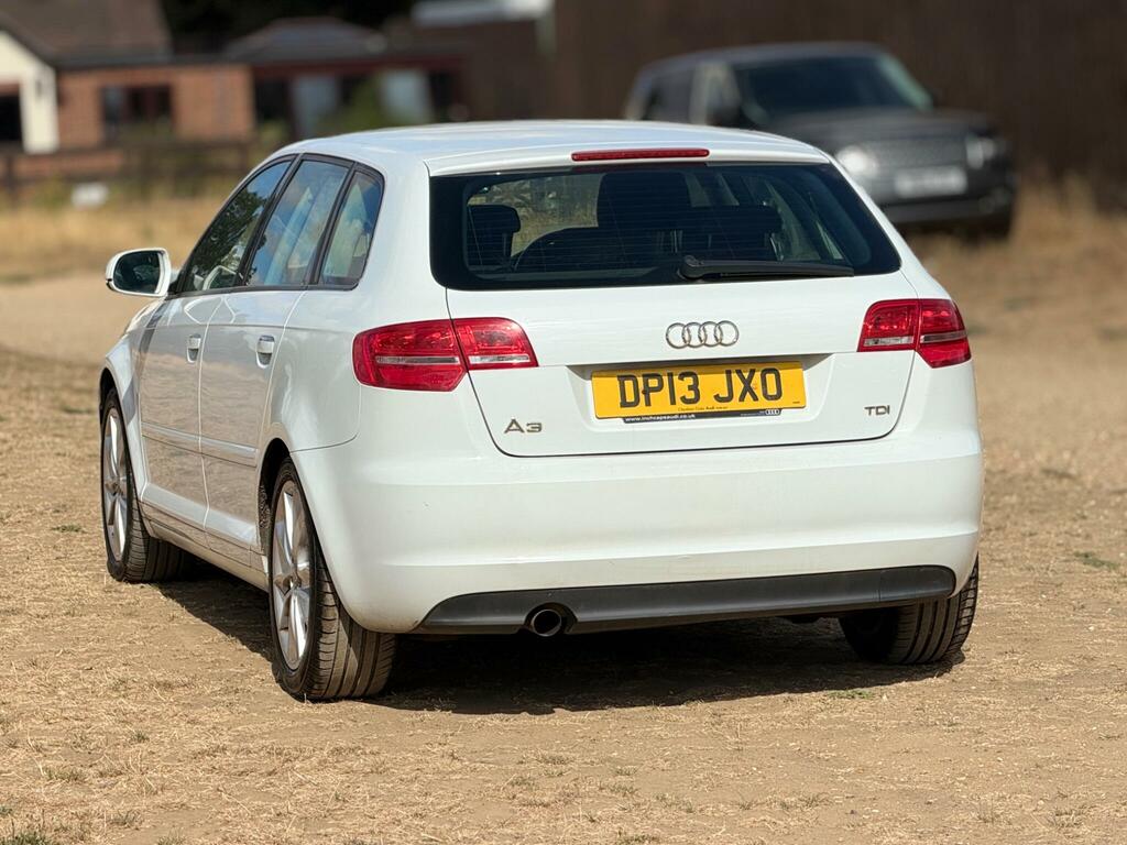 Audi A3 1.6 Tdi Sport Sportback Euro 5 Ss White #4