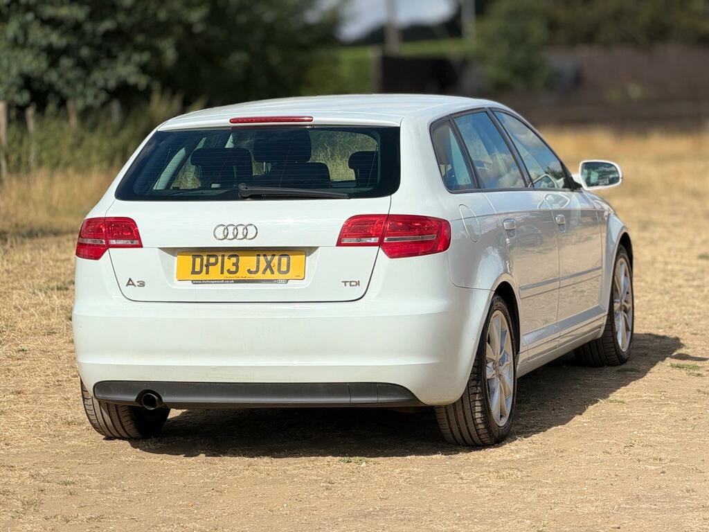 Audi A3 1.6 Tdi Sport Sportback Euro 5 Ss White #5