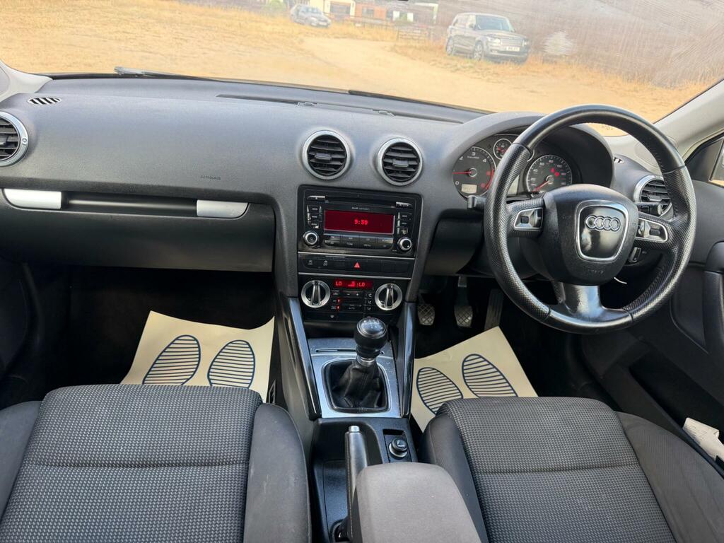 Audi A3 1.6 Tdi Sport Sportback Euro 5 Ss White #6