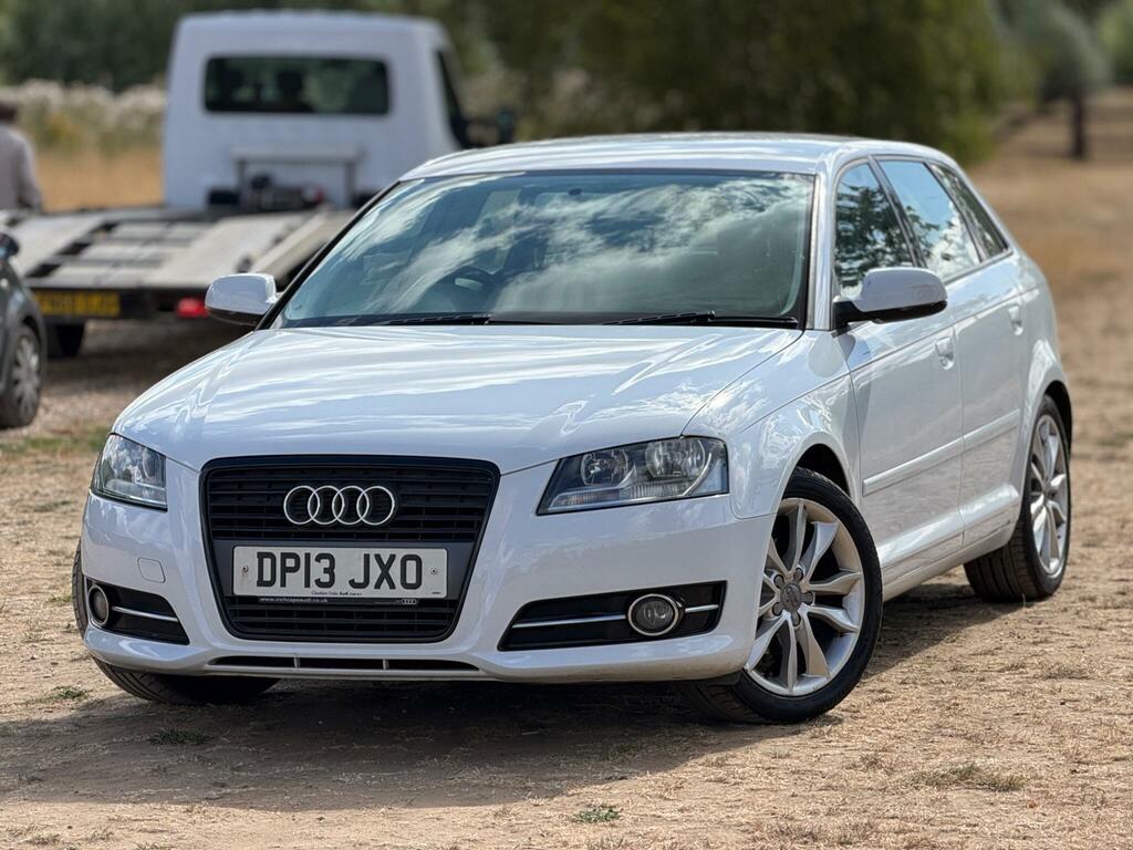 Audi A3 1.6 Tdi Sport Sportback Euro 5 Ss White #3
