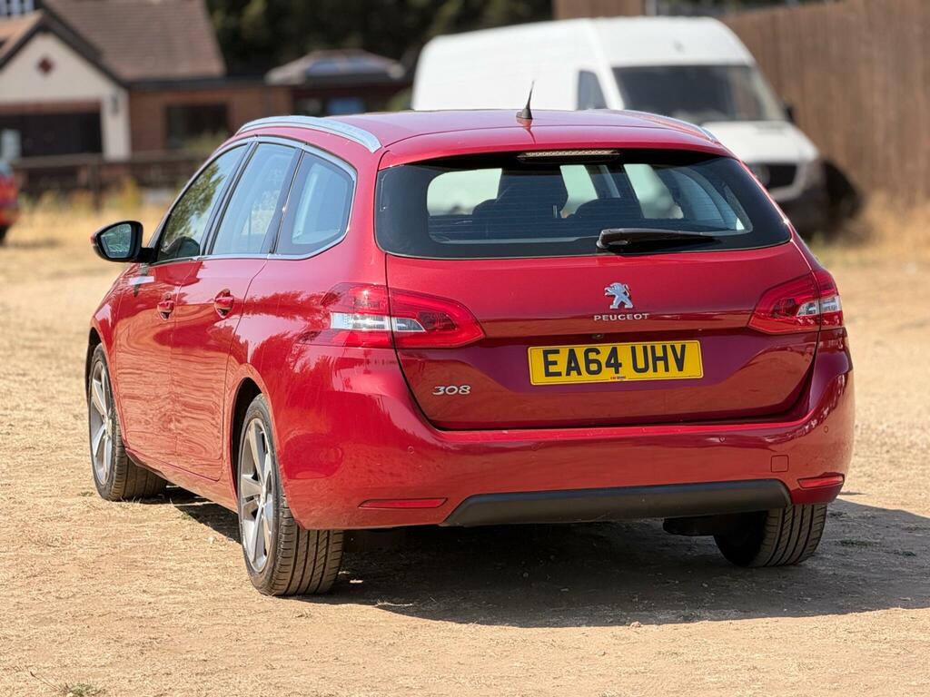 Peugeot 308 SW 1.6 Hdi Allure Euro 5 Ss Red #4