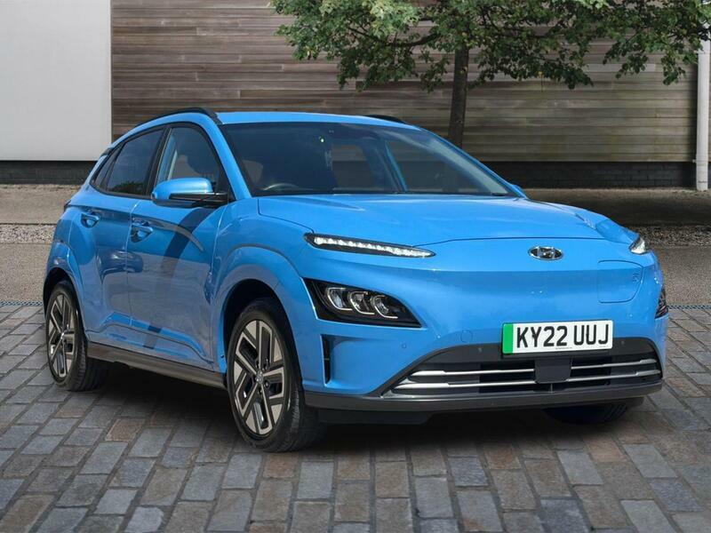 Hyundai Kona 39Kwh Premium Suv 10.5Kw Charge KY22UUJ Blue