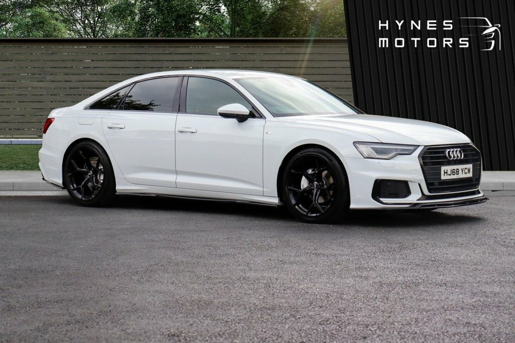 Audi A6 Saloon 2L S Line HJ68YCW White #3