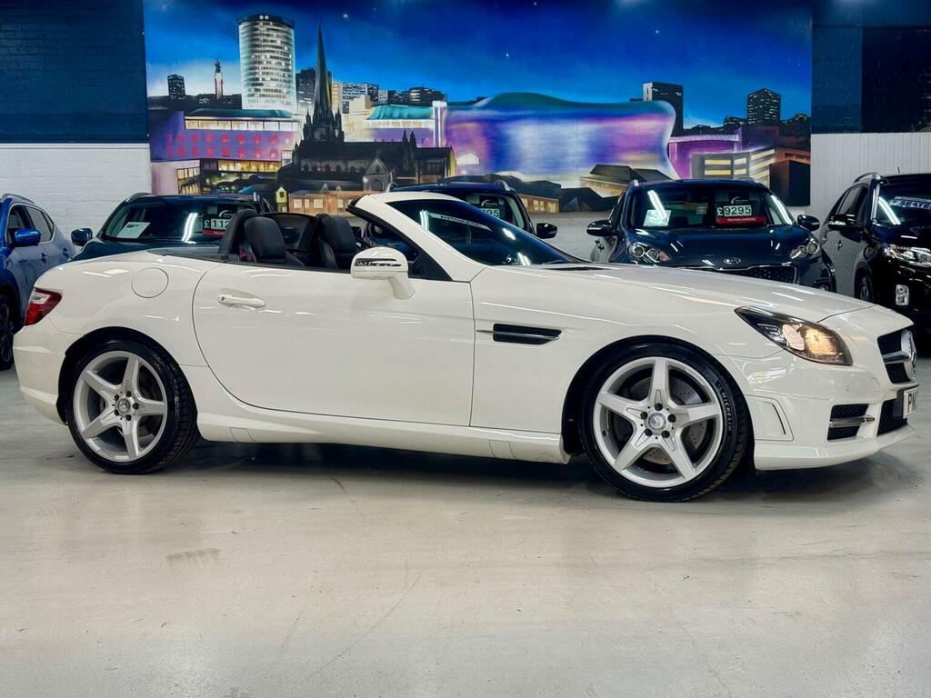 Mercedes-Benz SLK Convertible 2.1 Slk250 Cdi Blueefficiency Amg Spor White #2