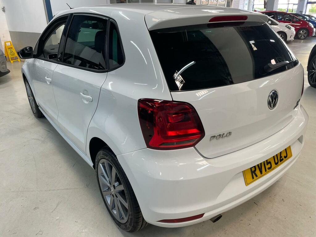 Volkswagen Polo Hatchback 1.2 Tsi Bluemotion Tech Se Design Euro 6 White #4