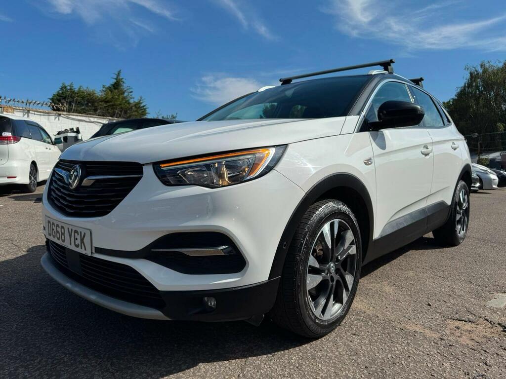 Vauxhall Grandland X Suv 1.2 Turbo Sport Nav Euro 6 Ss 201 DG68YCK White #2