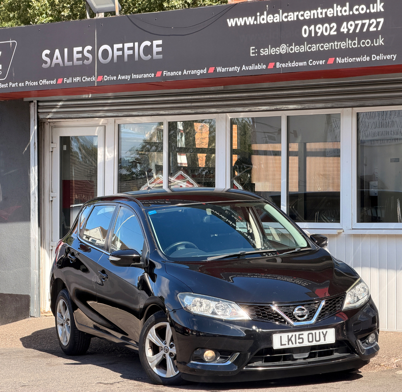 Nissan Pulsar 1.5 Dci Acenta Hatchback Euro 5 LK15OUY Black #2