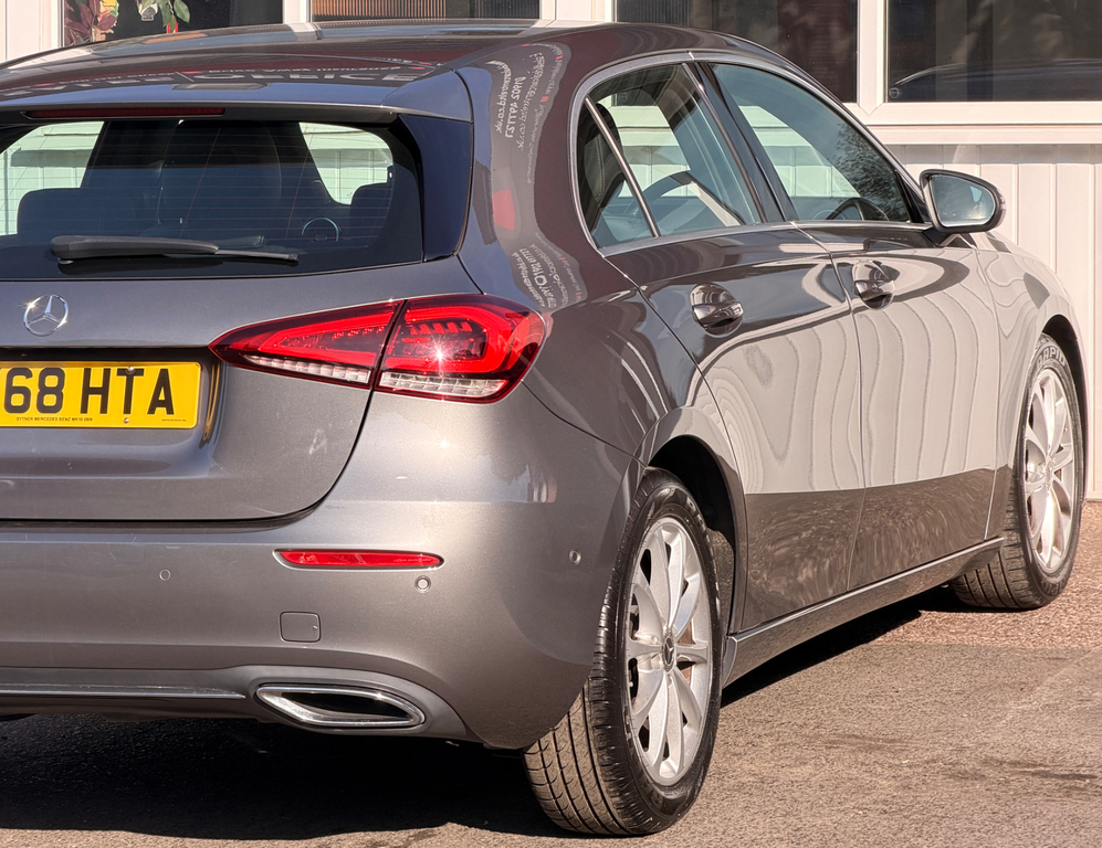 Mercedes-Benz A Class 1.5 Sport Executive Hatchback 7G-dct GV68HTA Grey #6
