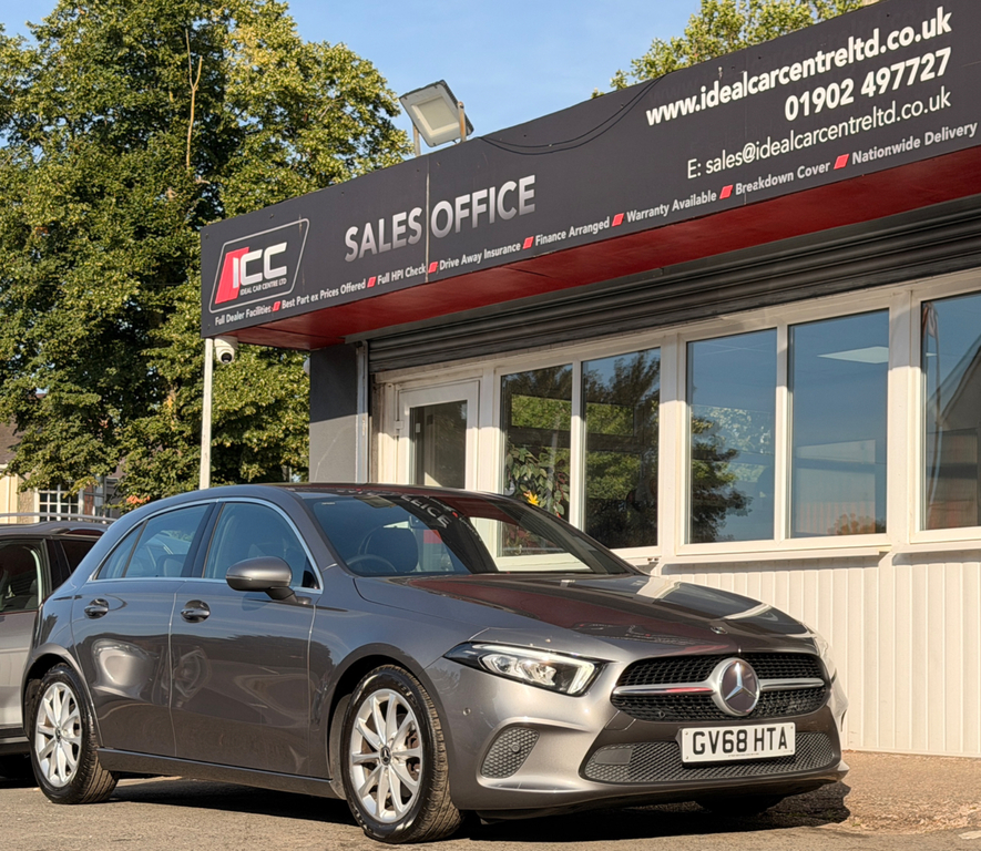 Mercedes-Benz A Class 1.5 Sport Executive Hatchback 7G-dct GV68HTA Grey #4