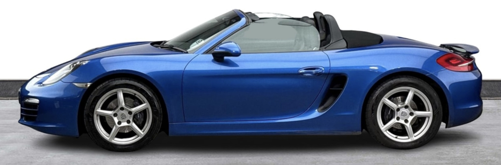 Porsche Boxster Convertible Blue #4