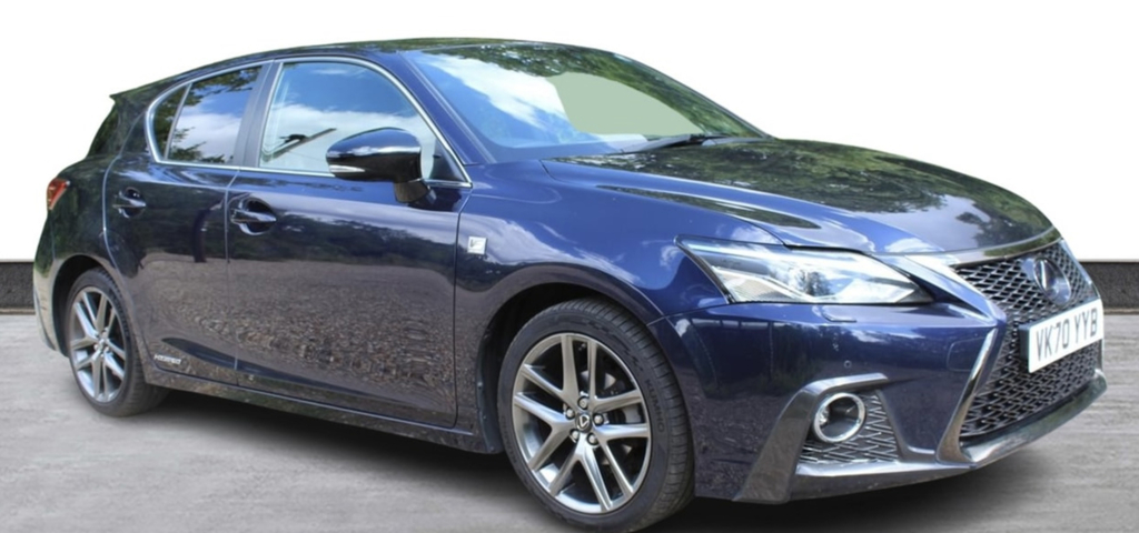 Lexus CT 1.8 200H F Sport Hatchback Hybrid E-cvt Blue