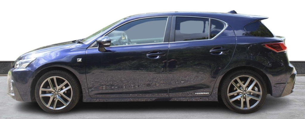 Lexus CT 1.8 200H F Sport Hatchback Hybrid E-cvt Blue #4