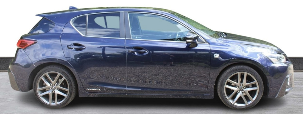 Lexus CT 1.8 200H F Sport Hatchback Hybrid E-cvt Blue #3