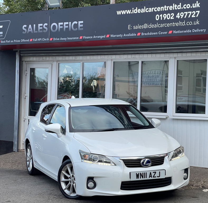 Lexus CT 1.8 200H Se-i Hatchback Hybrid Cvt Euro White #2