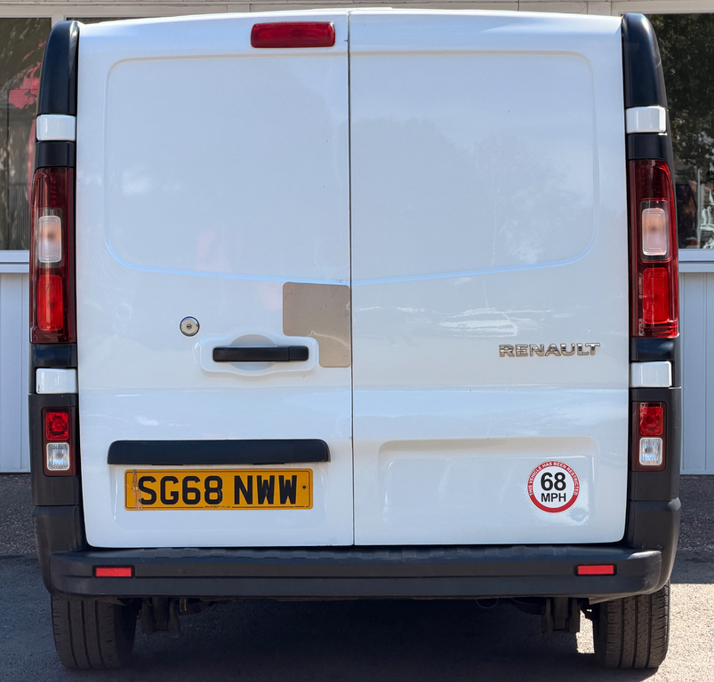 Renault Trafic 1.6 Dci 27 Business Panel Van Sw White #5