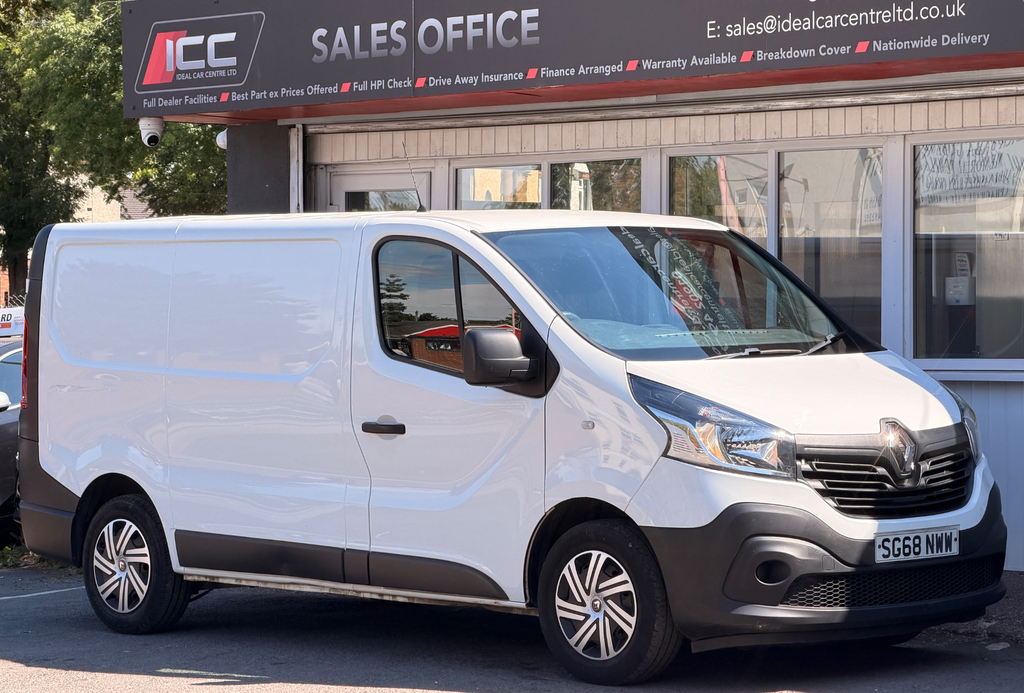 Renault Trafic 1.6 Dci 27 Business Panel Van Sw White #3