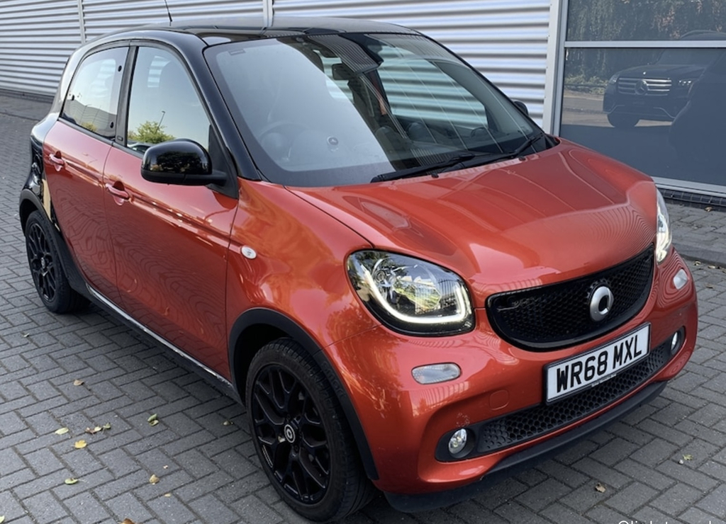 Smart Forfour 0.9T Prime Sport Premium Plus Hatchback Petr Black