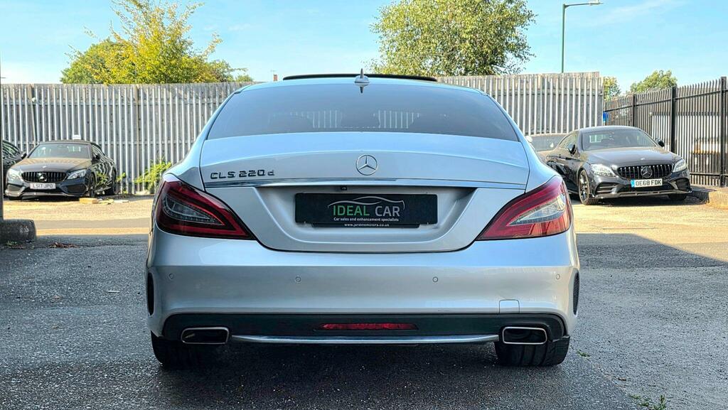 Mercedes-Benz CLS 2.1 Cls220d Amg Line Premium Coupe G-tronic Eur Silver #5