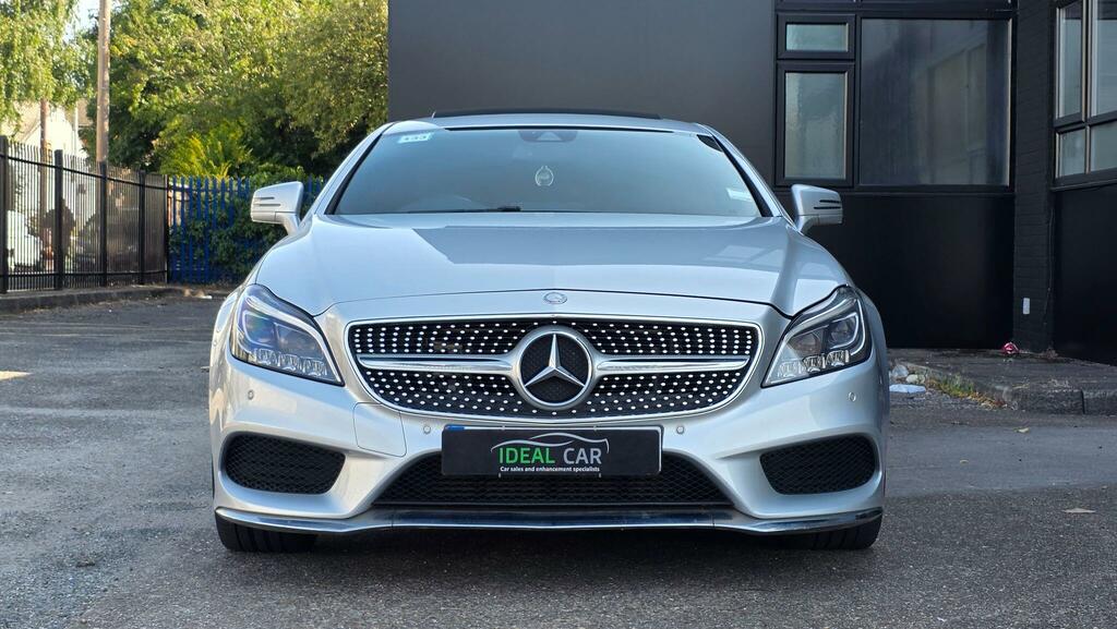 Mercedes-Benz CLS 2.1 Cls220d Amg Line Premium Coupe G-tronic Eur Silver #3