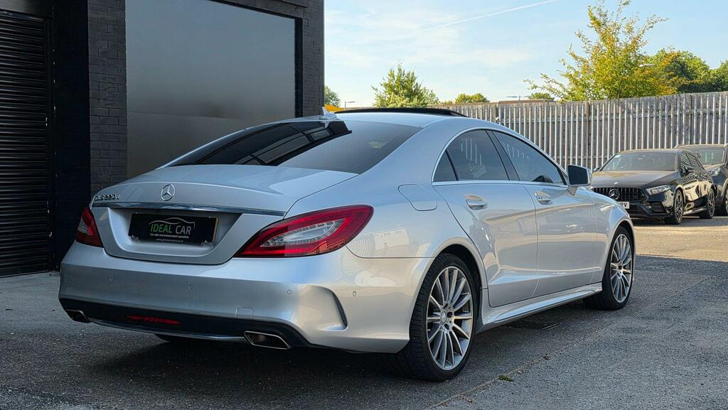 Mercedes-Benz CLS 2.1 Cls220d Amg Line Premium Coupe G-tronic Eur Silver #2