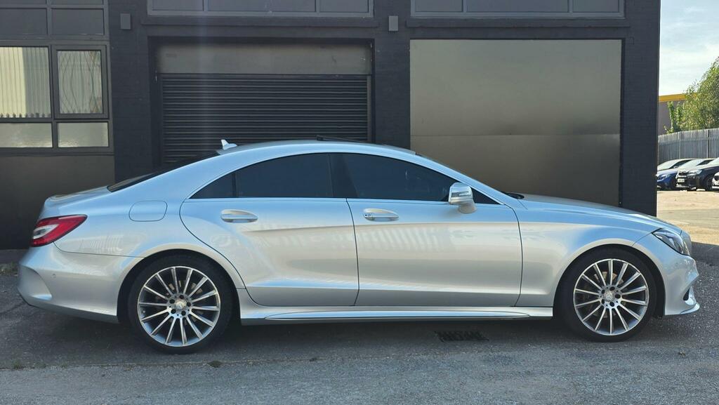 Mercedes-Benz CLS 2.1 Cls220d Amg Line Premium Coupe G-tronic Eur Silver #4
