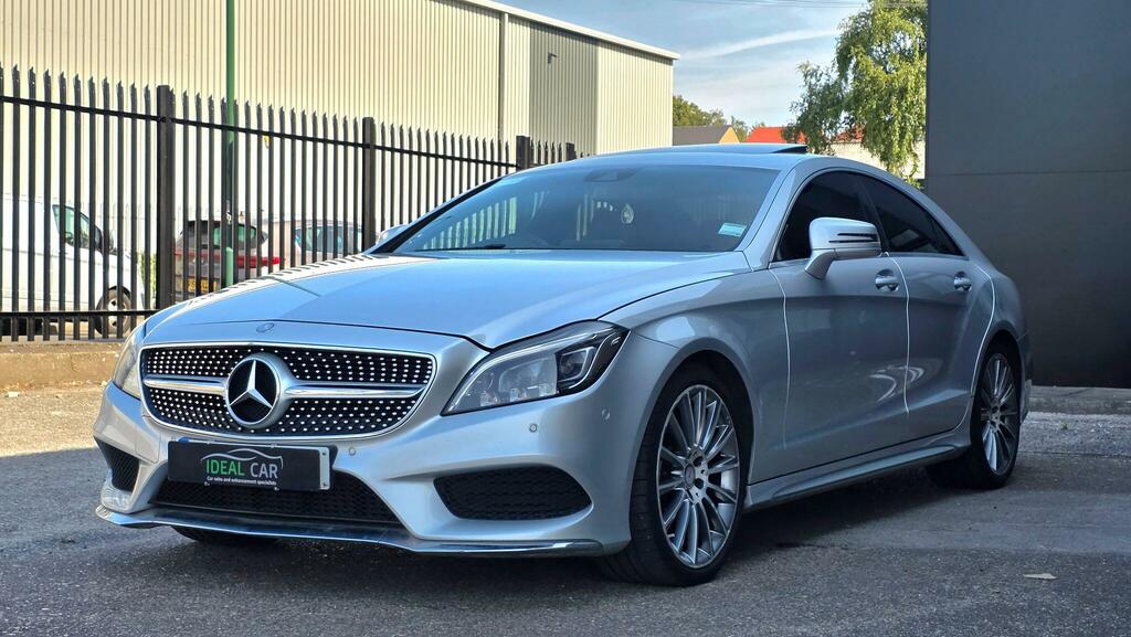Mercedes-Benz CLS 2.1 Cls220d Amg Line Premium Coupe G-tronic Eur Silver #6