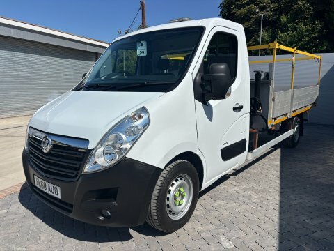 Vauxhall Movano L3h1 R3500dropside White #4