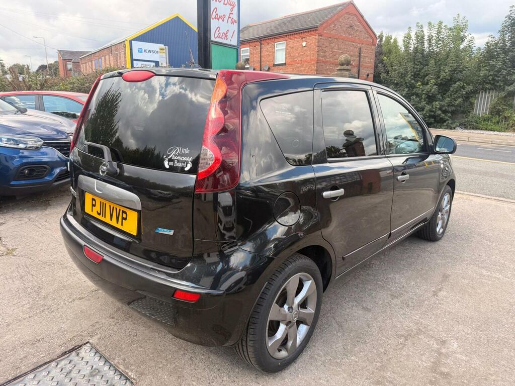 Nissan Note Hatchback 1.4 16V N-tec Euro 5 201111 PJ11VVP Black #4