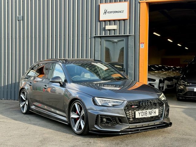 Audi RS4 Avant 2.9 Tfsi V6 Carbon Edition Estate Tiptr YD18NFH Black #4