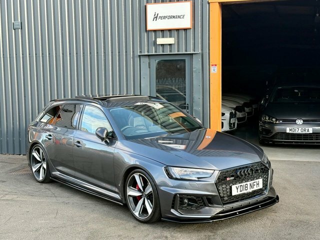 Audi RS4 Avant 2.9 Tfsi V6 Carbon Edition Estate Tiptr YD18NFH Black #3