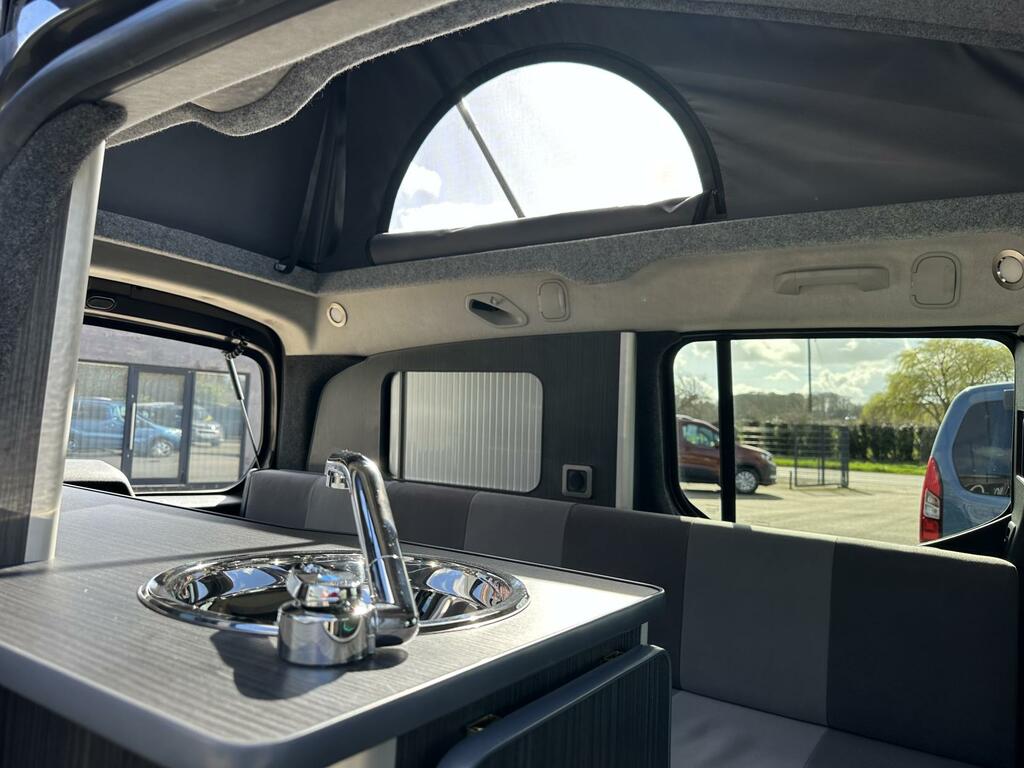 Peugeot Rifter Micro Camper With A 6Ft Bed SF20GDU Grey