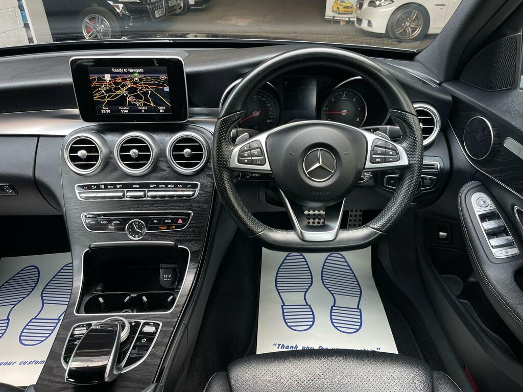 Mercedes-Benz C Class Amg Line Black #3