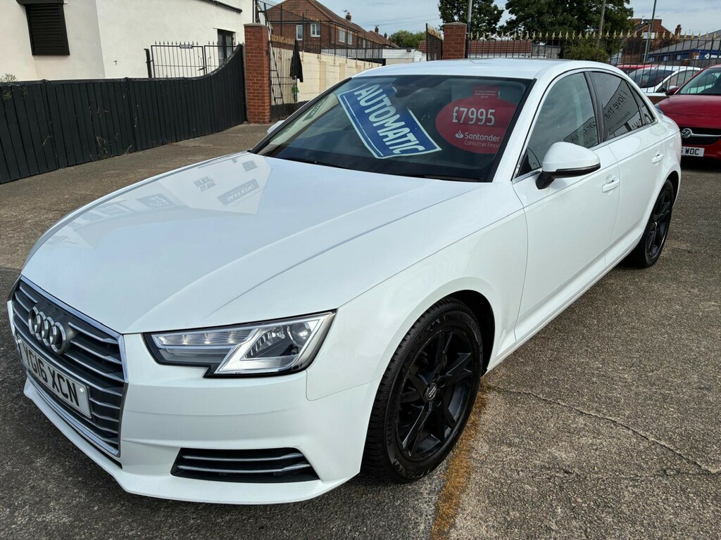 Audi A4 2.0 Tdi Ultra Sport White #3