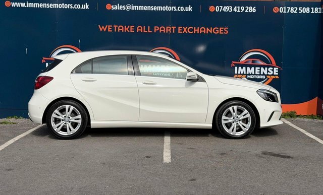 Mercedes-Benz A Class A200d Sport Premium Hatchback White #2