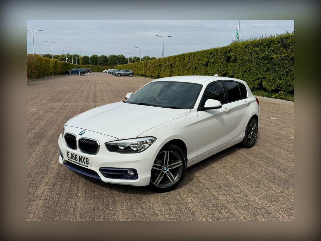 BMW 1 Series 2.0 118D Sport Hatchback Euro 6 White #2
