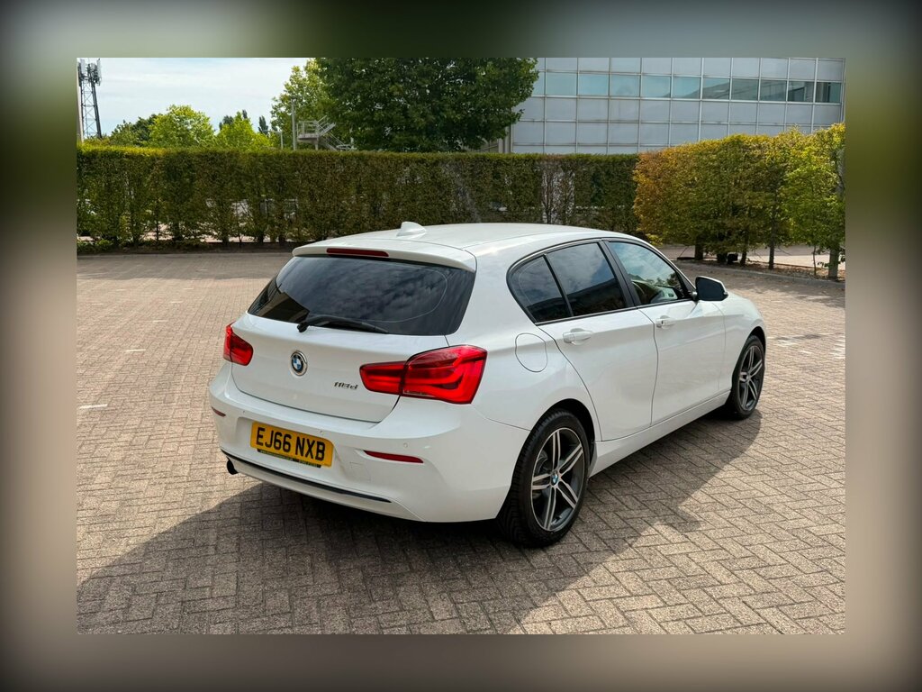 BMW 1 Series 2.0 118D Sport Hatchback Euro 6 White #6