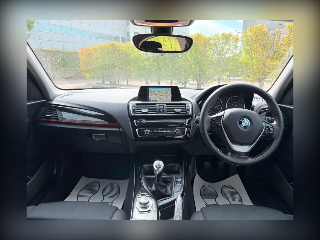 BMW 1 Series 2.0 118D Sport Hatchback Euro 6 White #3
