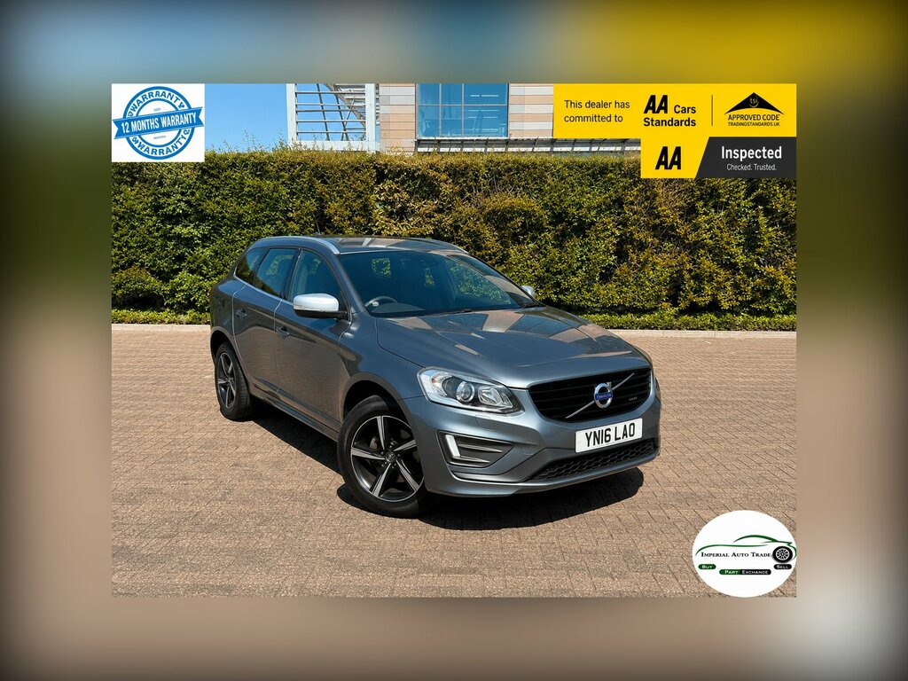 Volvo XC60 2.0 D4 R-design Lux Nav Suv Euro 6 Grey