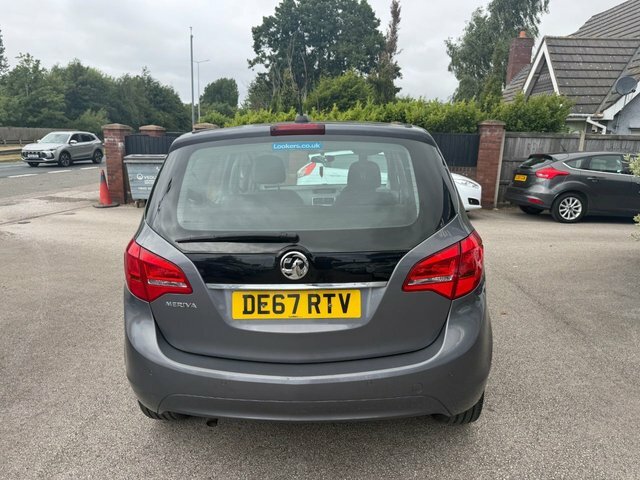 Vauxhall Meriva 1.4I Tech Line Mpv Euro 6 100 P DE67RTV Grey #4